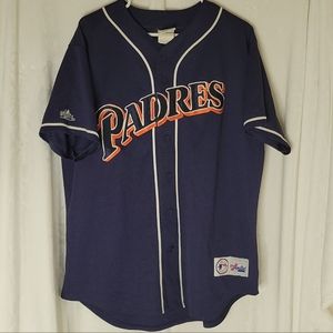San Diego Padres Vintage 1998 Navy Blue Home Jersey Tony Gwynn